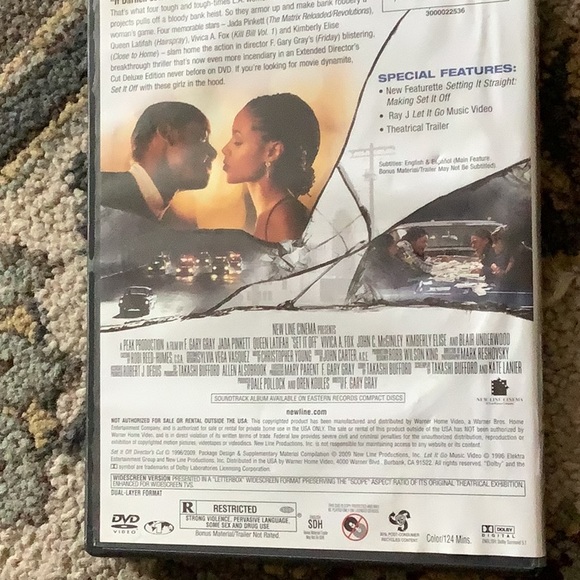 DVD SET IT OFF director’s cut deluxe addition payback survival Rating R … - Picture 3 of 5